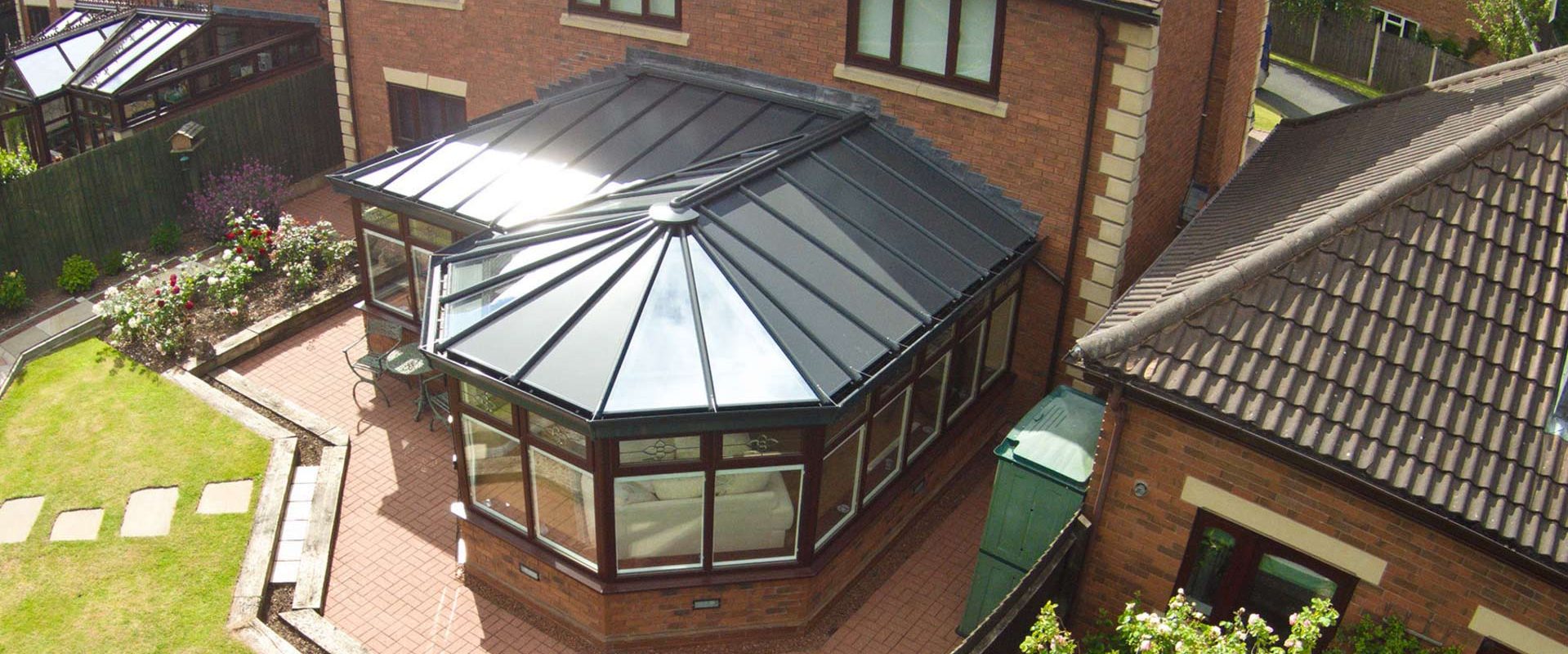  P-Shaped Conservatory from Forest Edge Home Improvements
