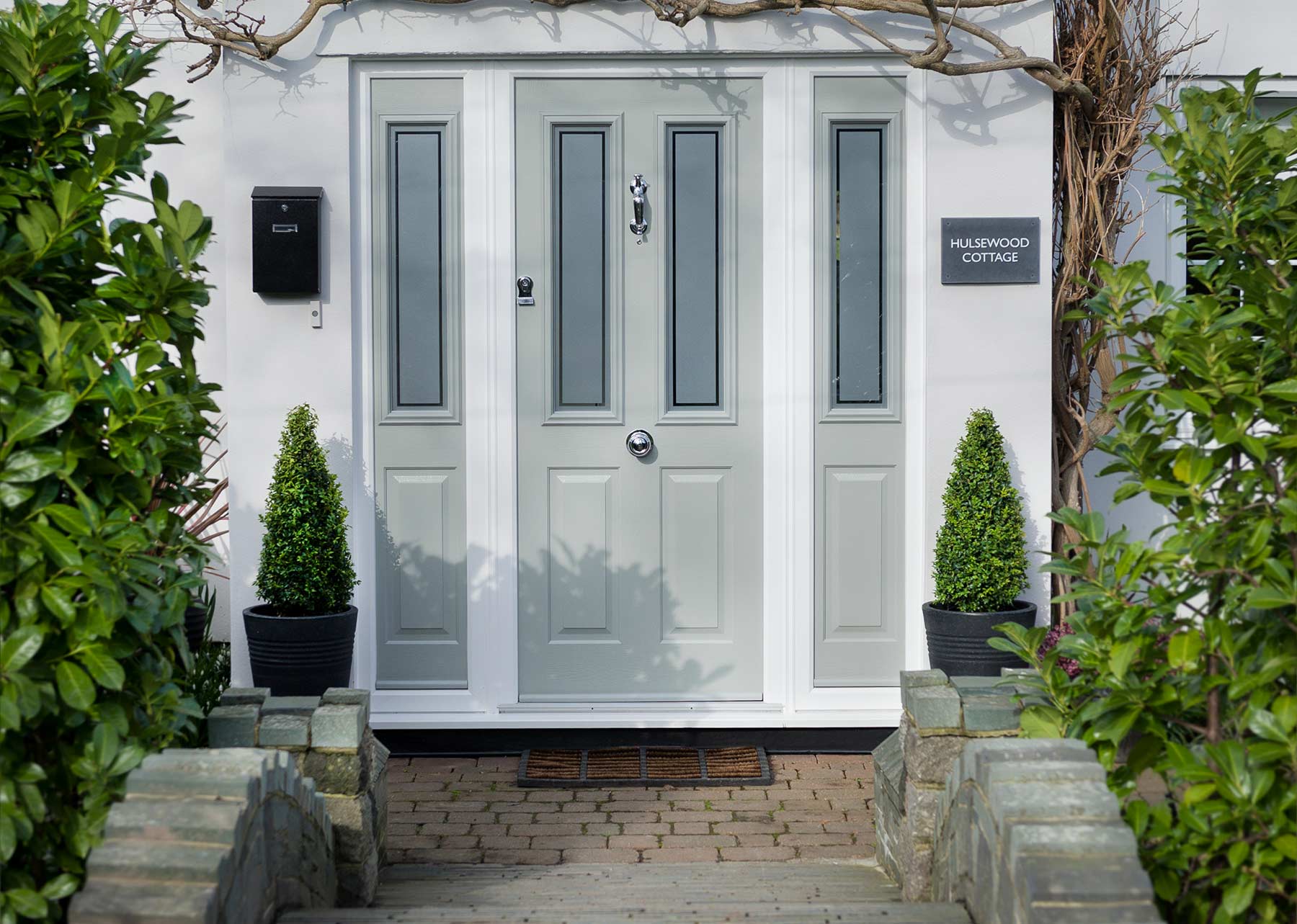 grey composite front door totton