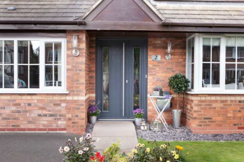grey front doors